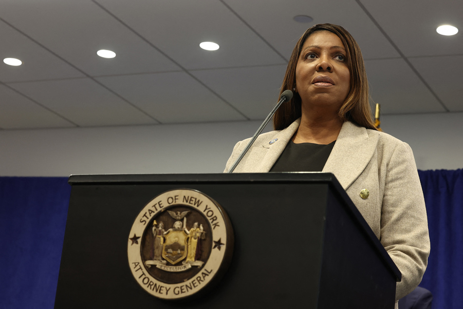 New York Attorney General Letitia James (pictured,) Illinois Attorney General Kwame Raoul, and Washington Attorney General Brian Schwalb announced the settlement with the NWSL.