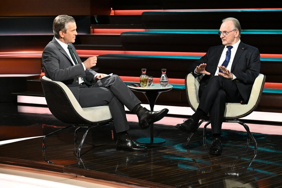 Zu Gast bei Markus Lanz (l., 56) war am Donnerstagabend der langjährige Ministerpräsident von Sachsen-Anhalt, Reiner Haseloff (CDU, 71).