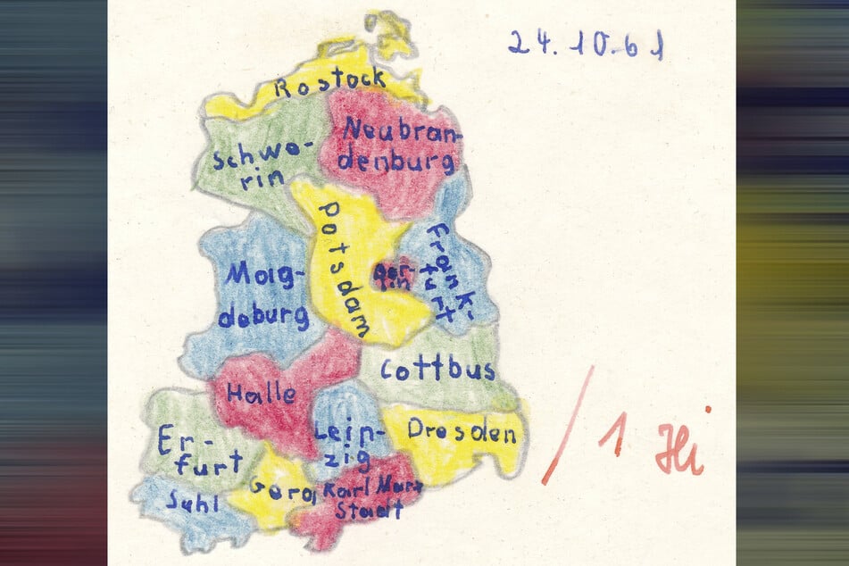 Hausaufgabe aus dem Jahr 1961: So sah die DDR-Wirklichkeit damals aus.