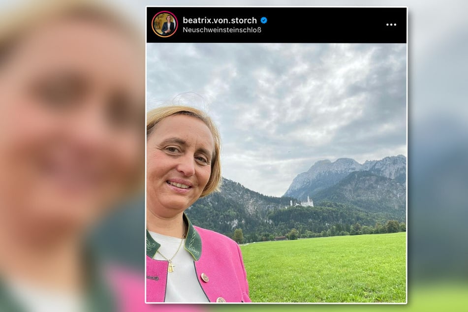 Die AfD-Politikerin Beatrix von Storch (50) hat sich mit diesem scheinbaren Selfie wenig Freunde gemacht.