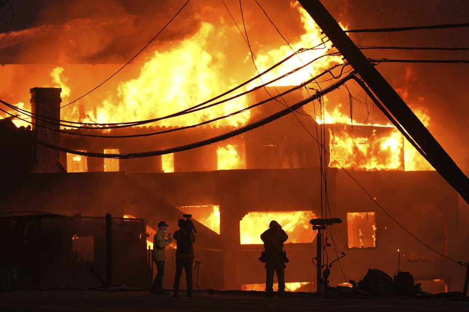 Die Flammen haben schon viele Villen in Hollywood und Malibu verschlungen.