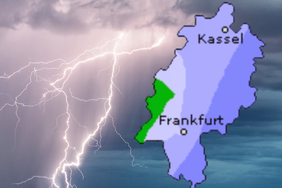 Schauer und teils starke Gewitter prägen das Wetter am Dienstag in Frankfurt und Hessen.