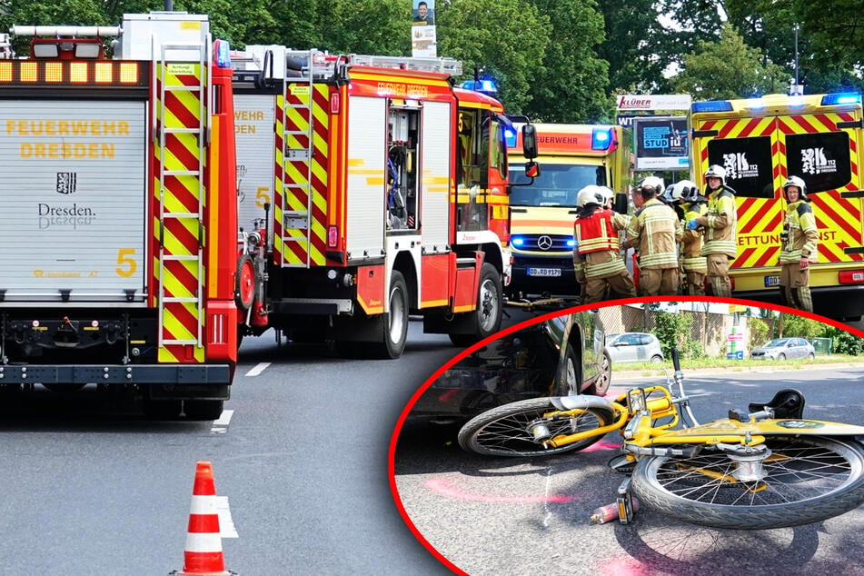 Dresden: Rentner bügelt 23-Jährige vom Fahrrad