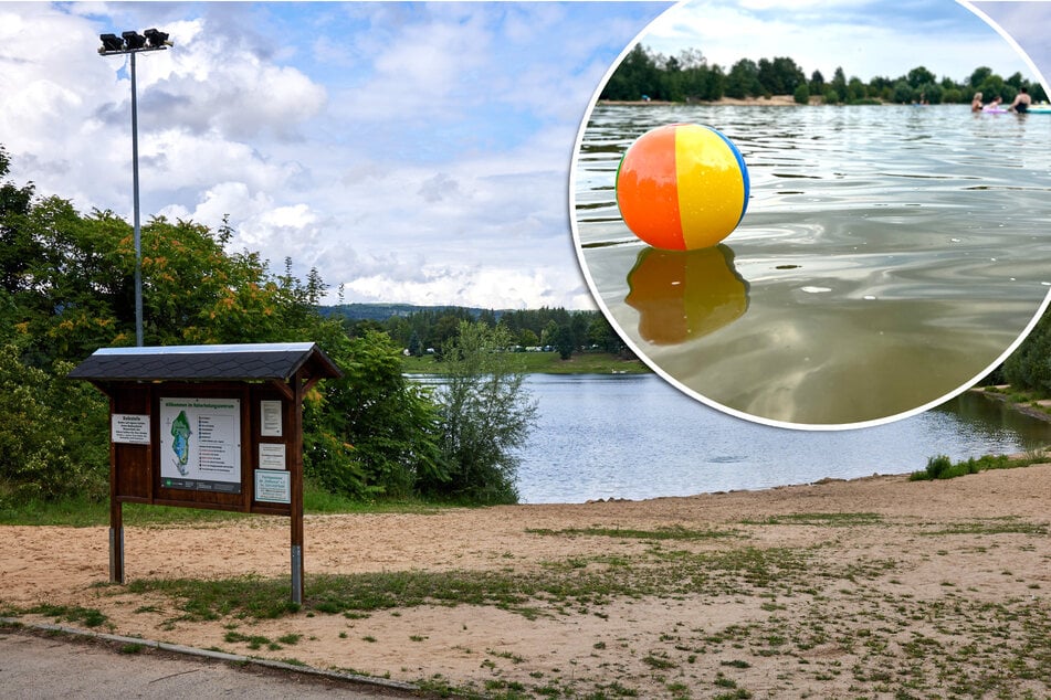 Gefahr! Hier sollten Badegäste erst einmal nicht mehr ins Wasser hüpfen