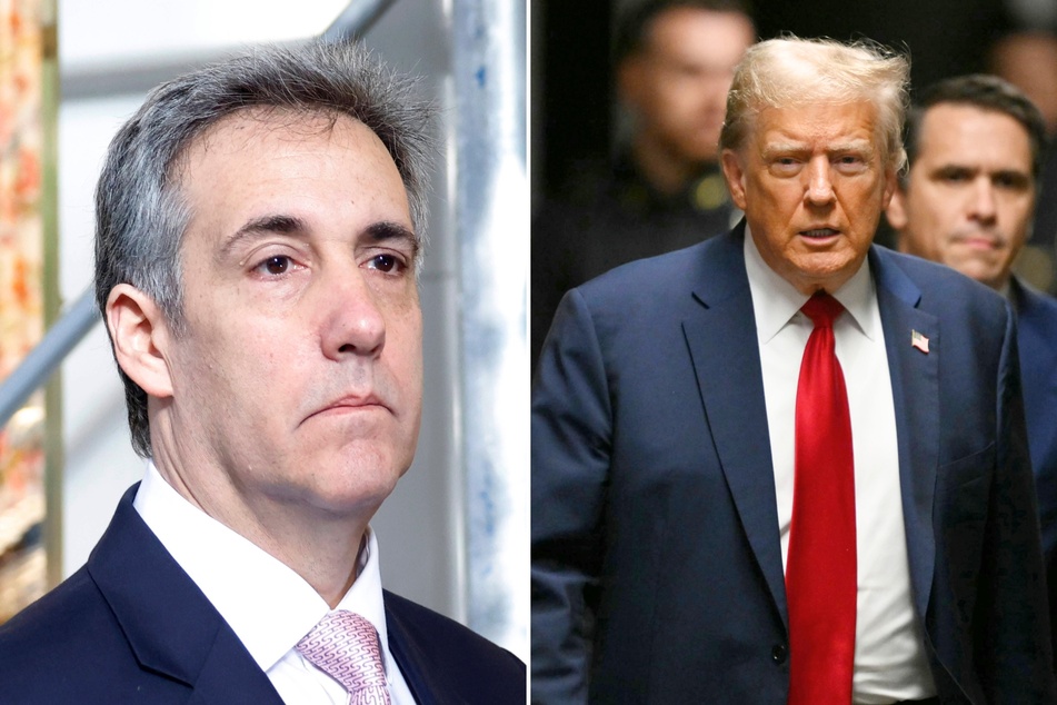 Donald Trump's one-time fixer and key witness Michael Cohen (l.) testified for the second time on Thursday in his former boss's hush money criminal trial.