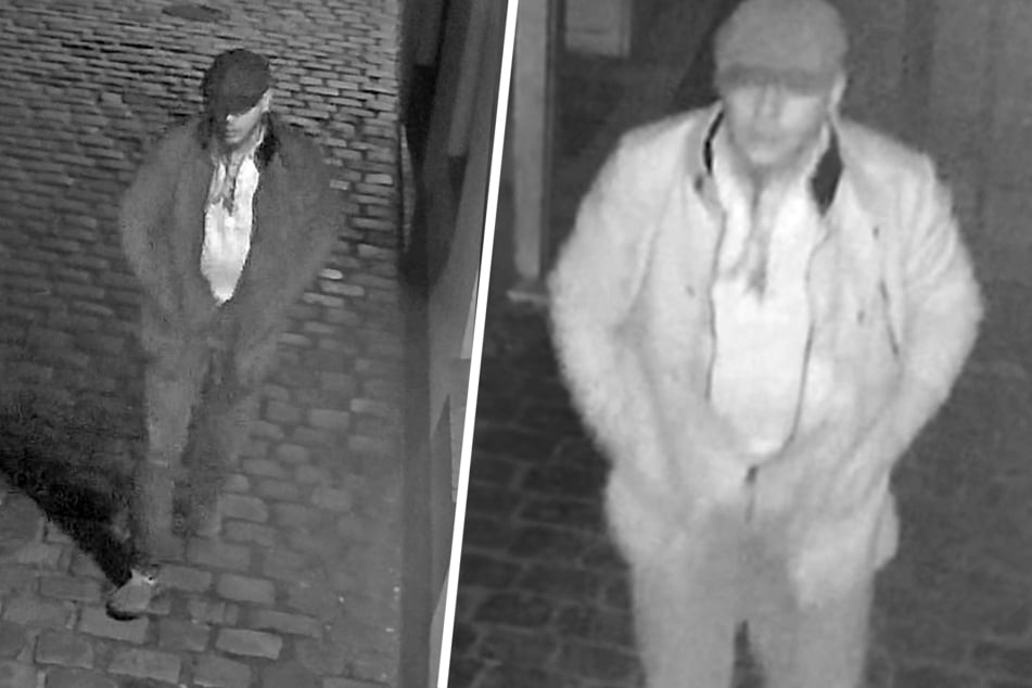 Mit Fotos fahndet die Polizei nun nach dem tatverdächtigen Mann.