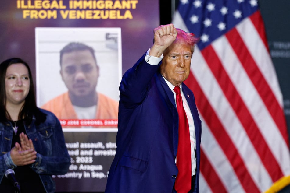 During his rally, Donald Trump described immigrants who commit crimes as "stone-cold killers" who will "walk into your kitchen, [and] cut your throat."