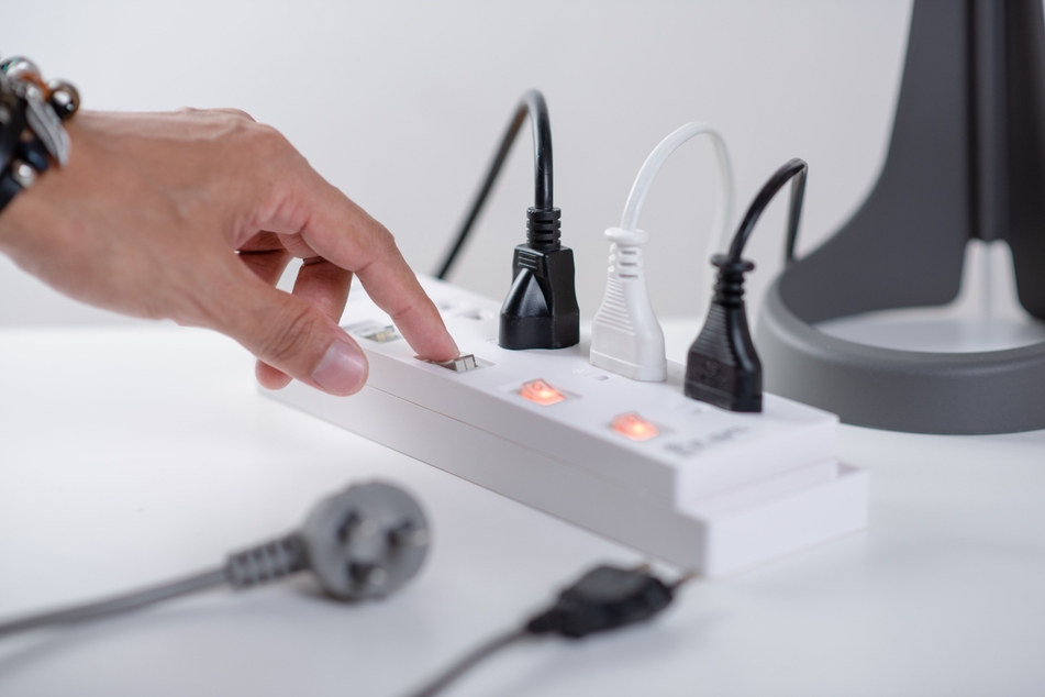 Get yourself some switchable power sockets, so that you can turn things off easier.