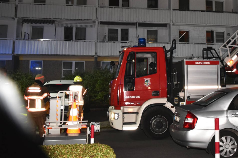 Brand in Mietshaus: 15 Menschen in Fürstenwalde gerettet