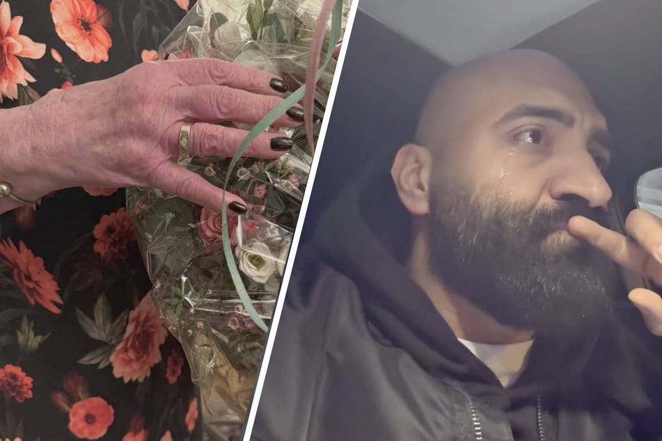 TikTok-Pfleger Rashid Hamid (32) trauert um seine verstorbene Patientin Barbara (†82).