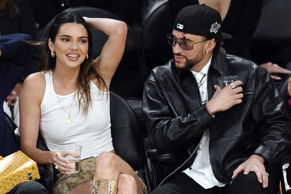 Kendall Jenner (l) and Bad Bunny called it quits in mid-December after about a year of dating.