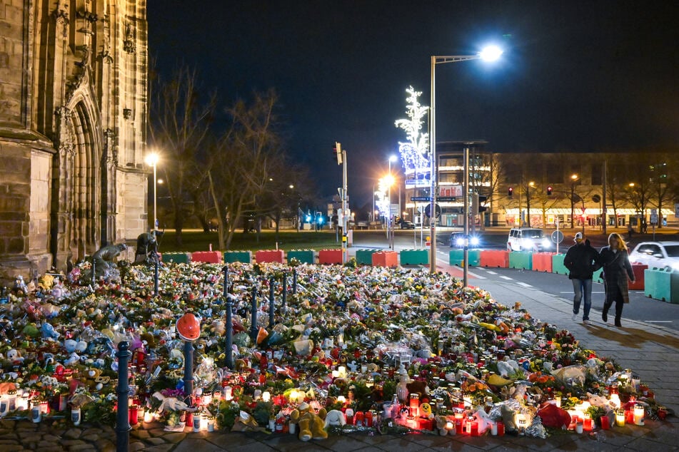 In Magdeburg trauern viele Menschen um die Opfer des Angriffs.