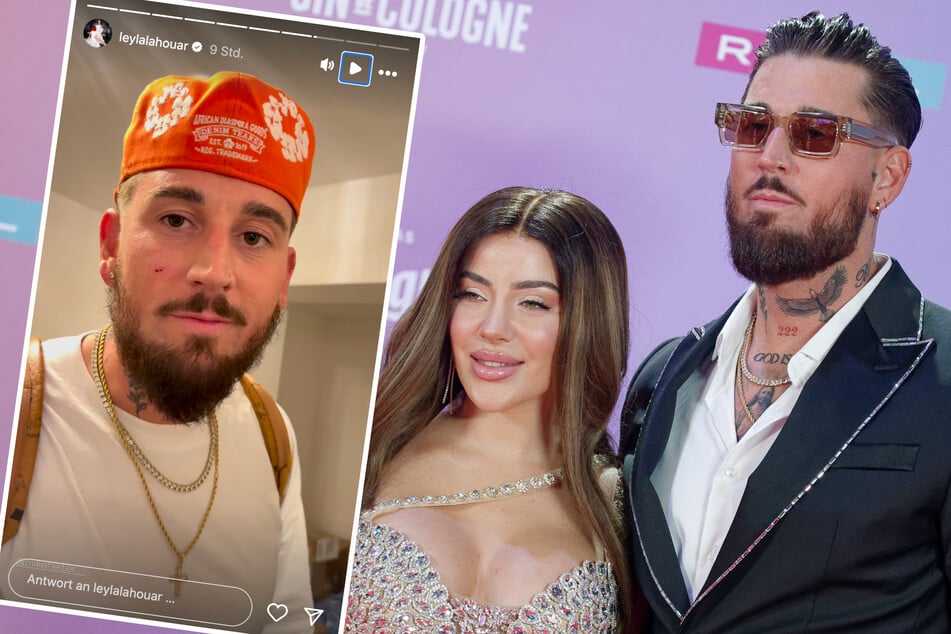 Bei der Rückkehr aus den Flitterwochen trug Mike Heiter (33) eine kleine blutende Wunde davon.