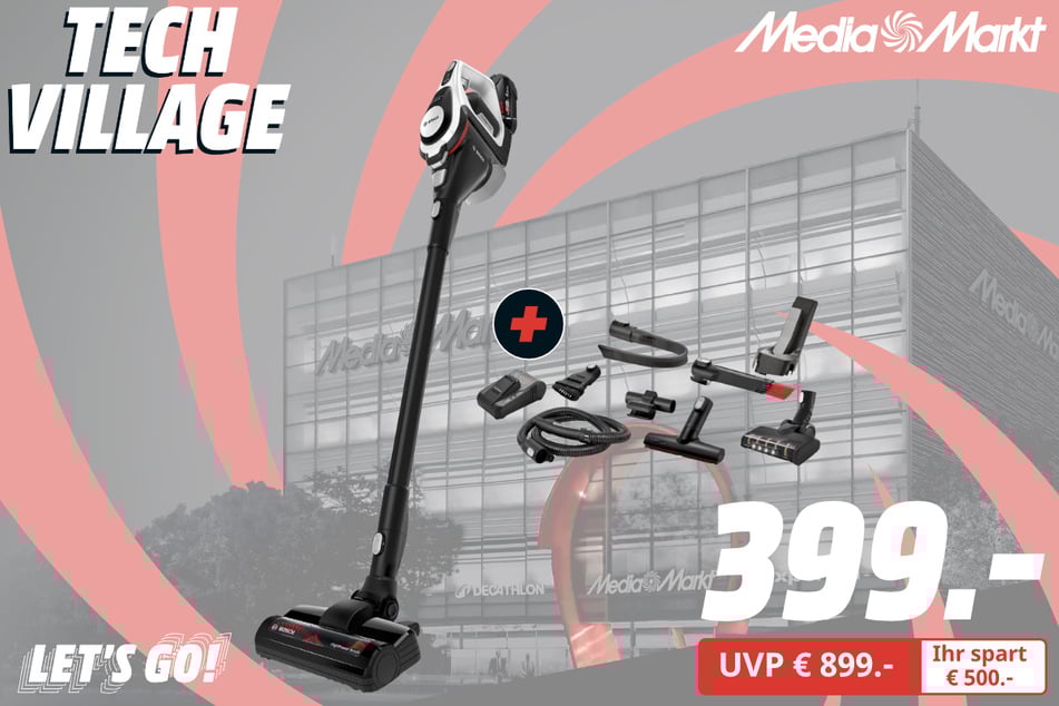 Bosch-Stielsauger BSS 825 ALL für 399 statt 899 Euro.