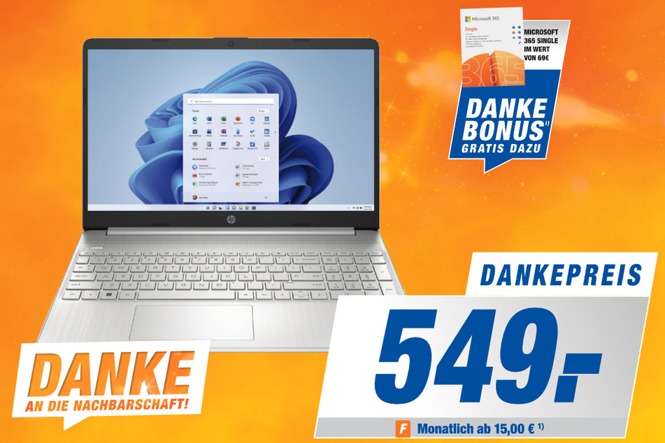 HP-Notebook für 549 Euro.