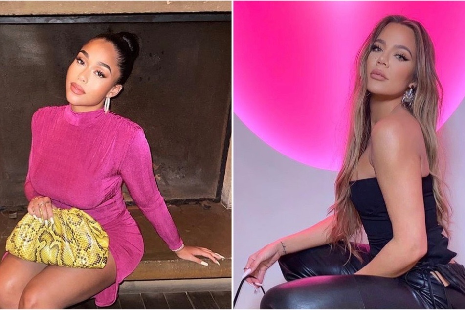 During her appearance on MTV Cribs, Jordyn Woods (l) seemingly spoke on her falling out with Khloé Kardashian (r).