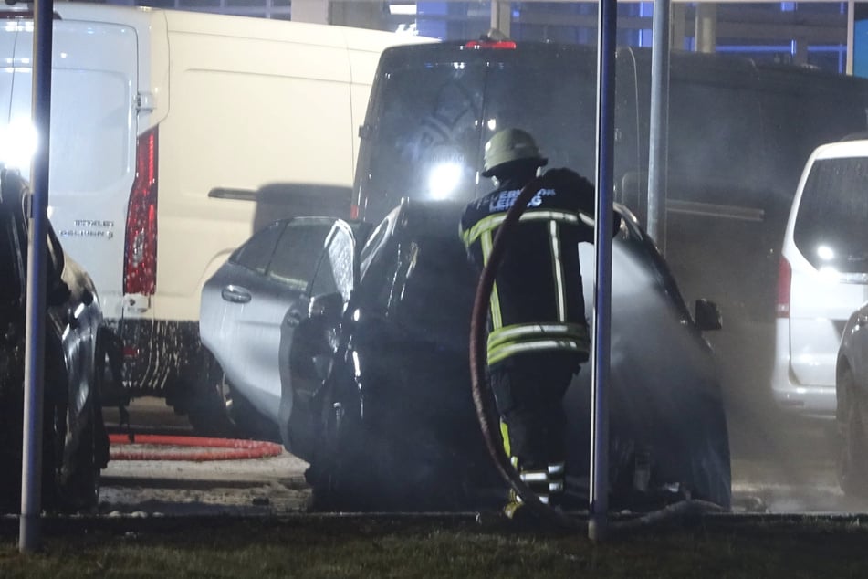 Die Feuerwehr war im Einsatz vor Ort.