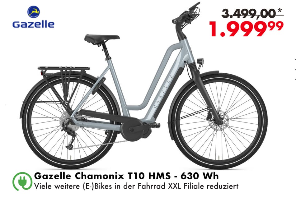 Gazelle Chamonix T10 HMS - 630 Wh