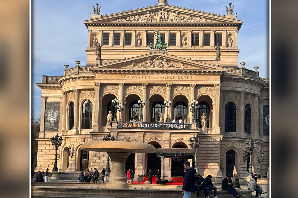 Die Alte Oper sollte sich als passender Veranstaltungsort für die Jubiläumsfeier der SGE erweisen.