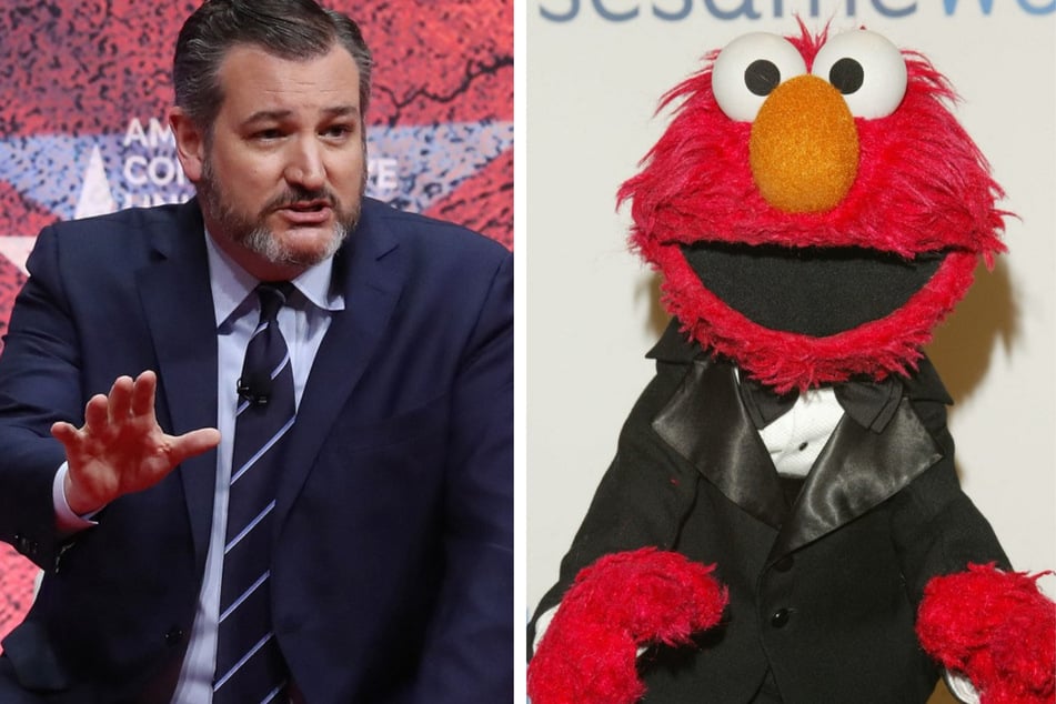 Sesame Street star Elmo got his first Covid-19 vaccine on Tuesday's episode, but Florida senator Ted Cruz isn't having it.