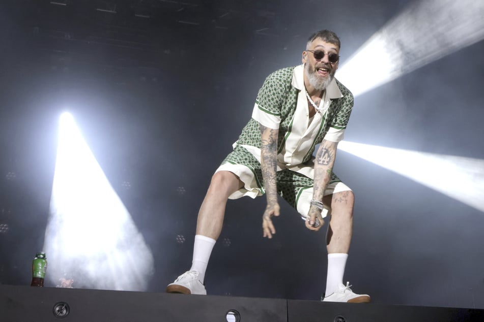 Sido (45) trat als Gast bei Sarah Connors (45) aktueller Arena-Tour auf. (Archivfoto)