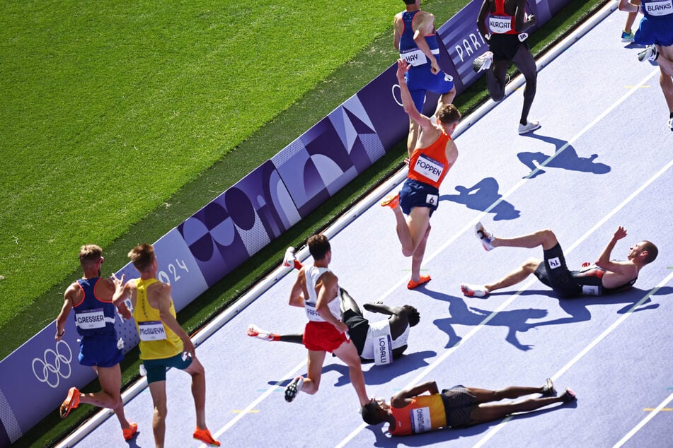 Olympia-Massensturz über 5000 Meter! Dann gehen sich die Athleten an den Kragen