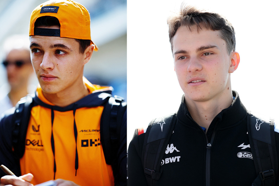 Für McLaren starten in diesem Jahr Lando Norris (23, l.) und Formel-1-Neuling Oscar Piastri (21).