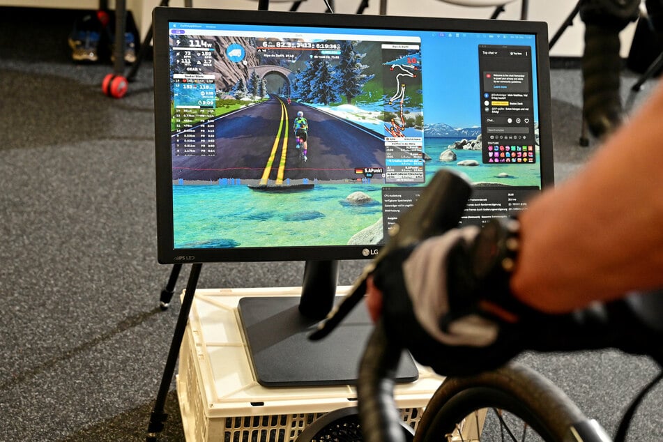 Bergab läuft es von allein.