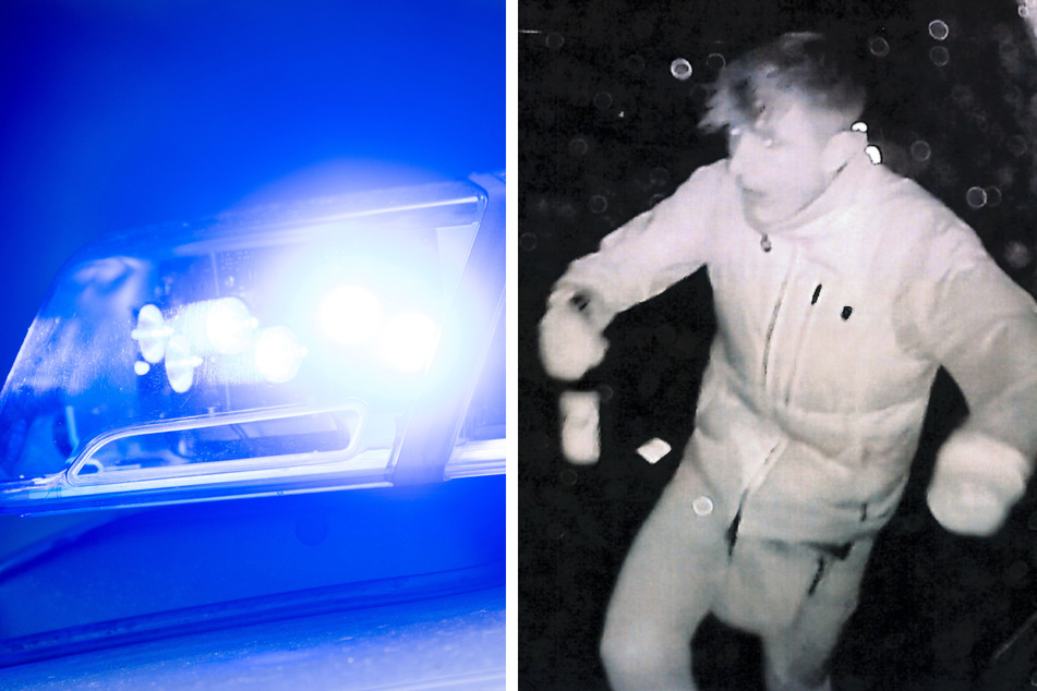 Mit diesem Bild fahndet die Polizei in Oranienburg (Landkreis Oberhavel) nach dem jungen Randalierer.