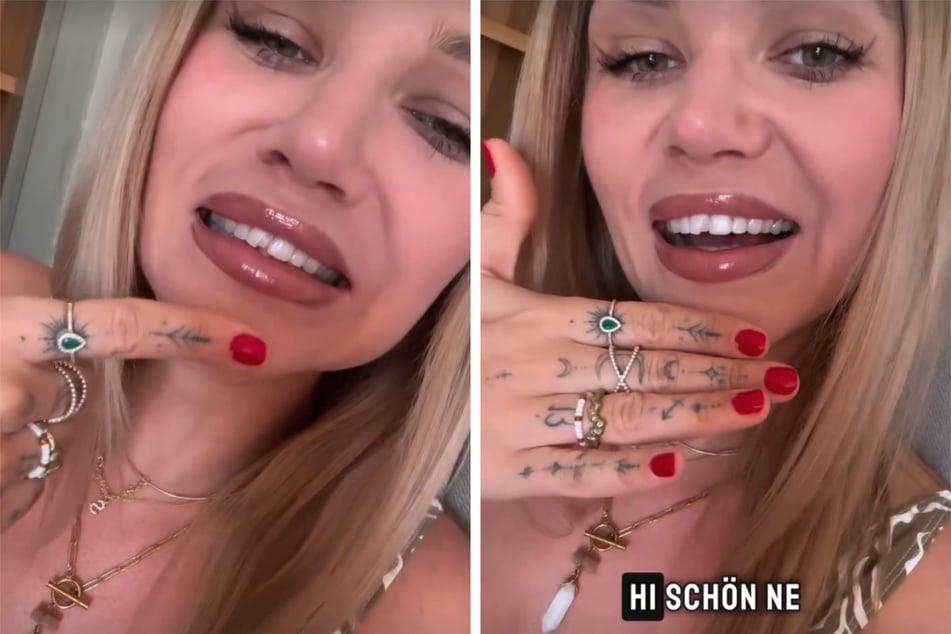 Das sonst so schöne Lächeln von Sara Kulka (35) erlitt am Mittwoch einen kleinen Bruch.