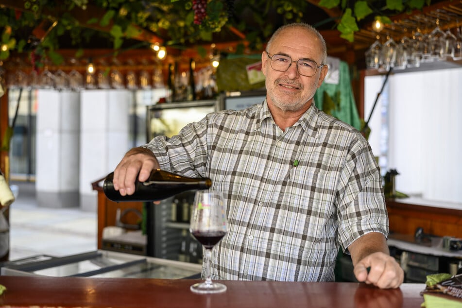 Winzer Rudi Huber (66) fühlt sich sicher.