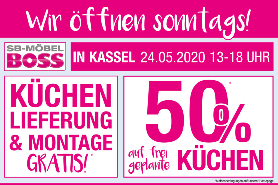 Möbel Boss in Kassel gibt am Sonntag 50% Rabatt! | TAG24