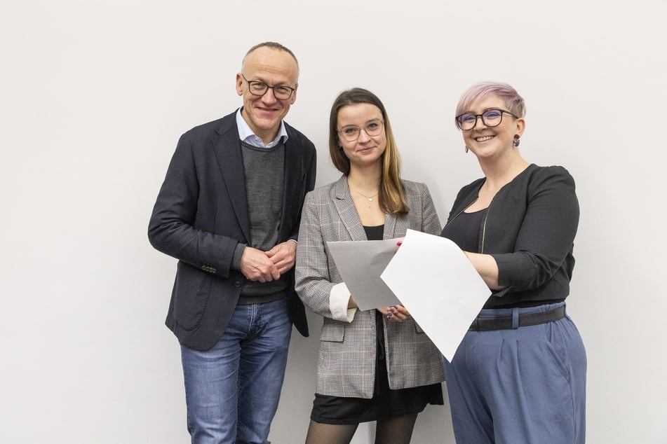 Wollen Gelder umschichten für Sozialprojekte: die Stadträte Peter Lames (60 SPD, v.l.), PVP-Stadträtin Anne Herpertz (26, Piraten) und Julia Hartl (38, SPD).