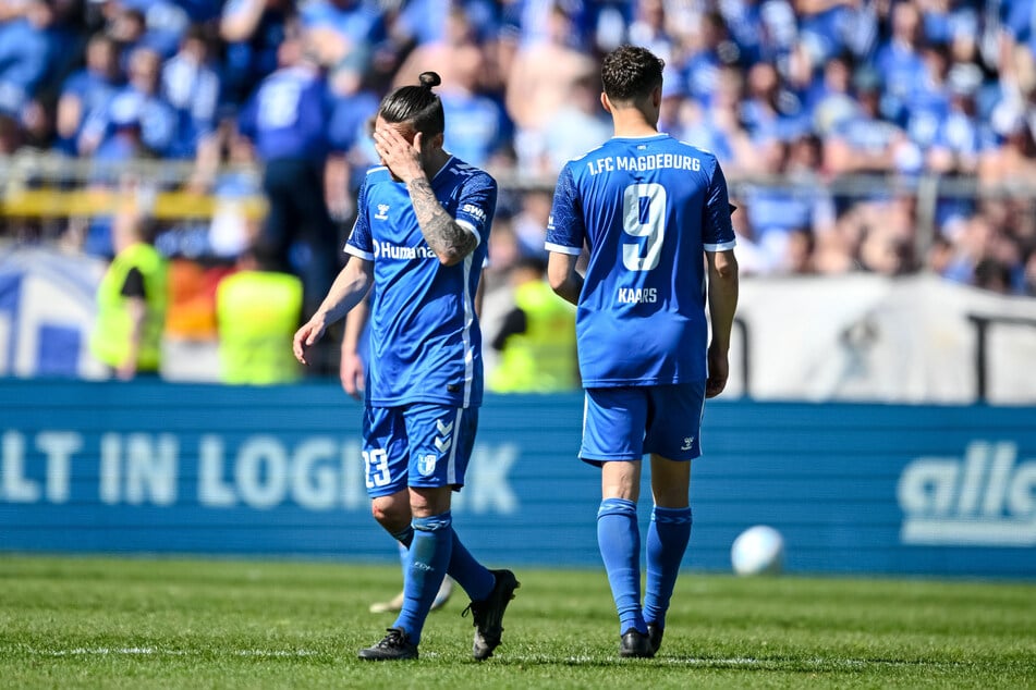 Die Enttäuschung nach dem bitteren 0:5 gegen Preußen Münster war beim 1. FC Magdeburg sehr groß.