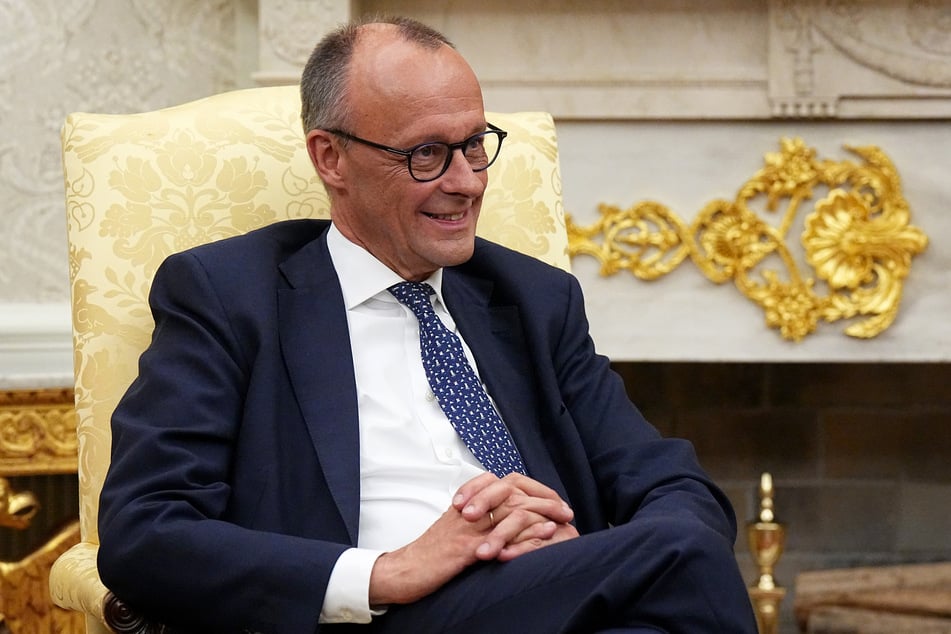 Kanzler Merz wurde von der anwesenden Presse zwar kaum gefragt, Grund zum Lachen gab es trotzdem.