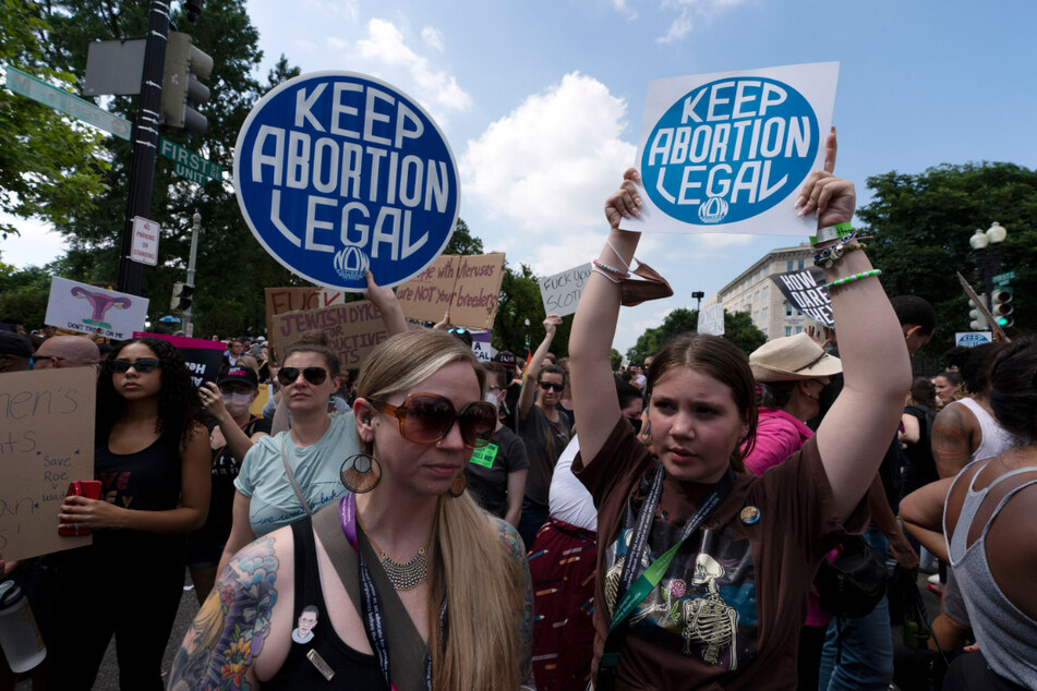 Viele Frauen in den USA demonstrierten für die Beibehaltung des liberalen Abtreibungsrechts.