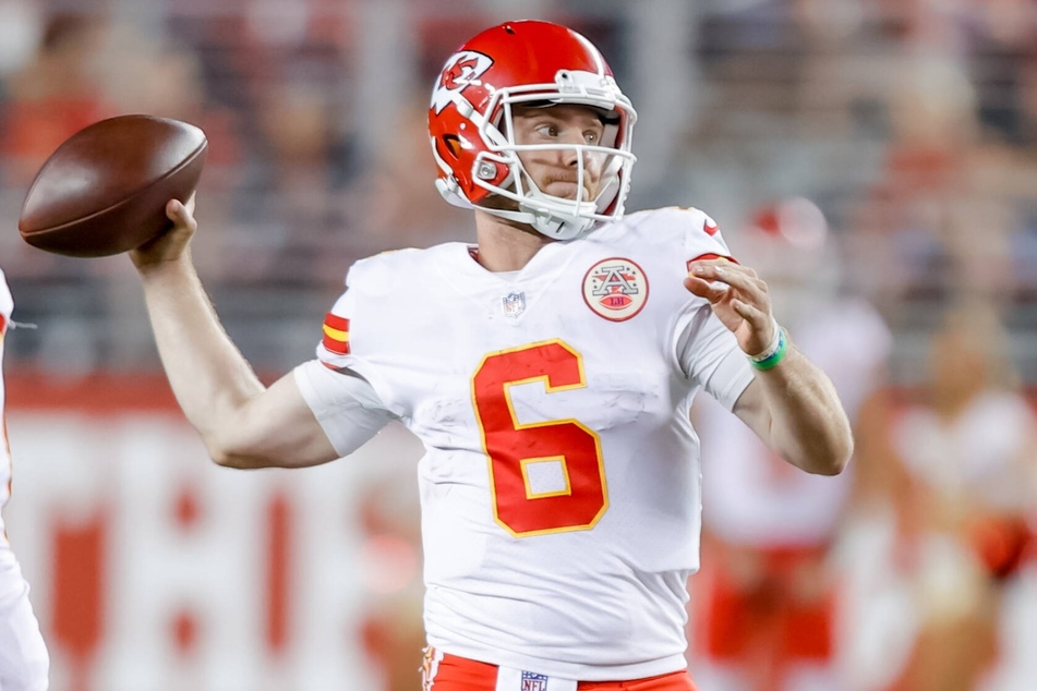 Chiefs rookie quarterback Shane Buechele threw a touchdown and an interception in Kansas City's win on Friday night.