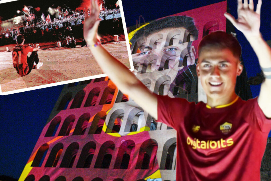 Fußball-Wahnsinn in Italien: So krass wird Dybala in Rom vorgestellt