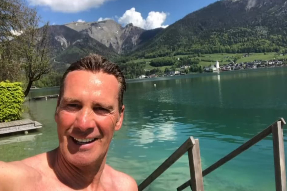 Jürgen Milski (58) grüßt seine Fans bei Instagram vom österreichischen Wolfgangsee.