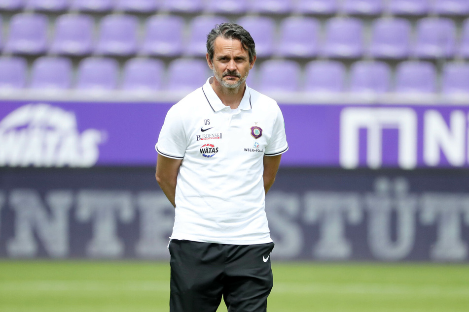Ist stolz auf seine Jungs: FCE-Coach Dirk Schuster.