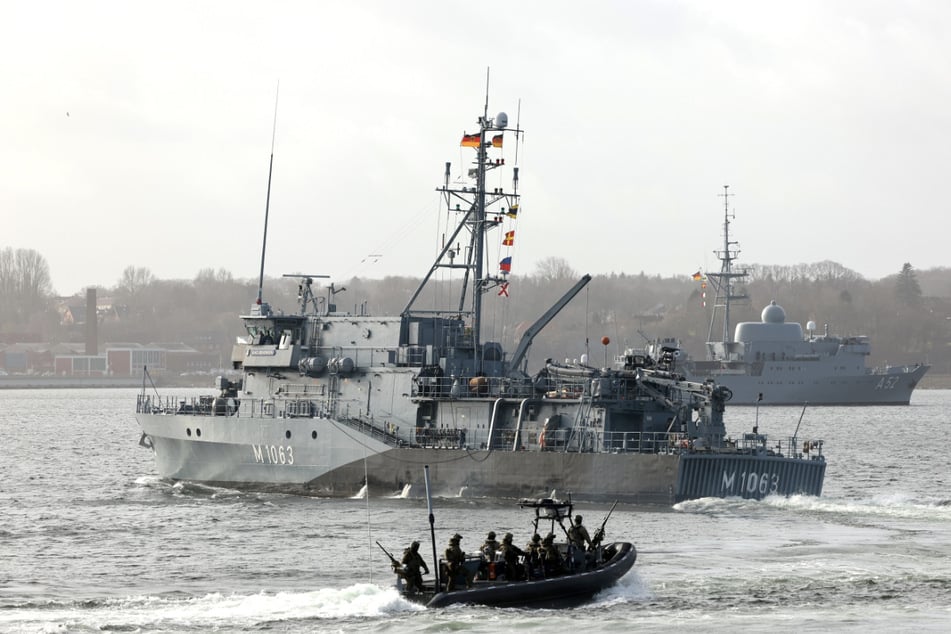 Die Marine schickt unter anderem das Minenjagdboot "Bad Bevensen" ins NATO-Manöver. (Archivbild)
