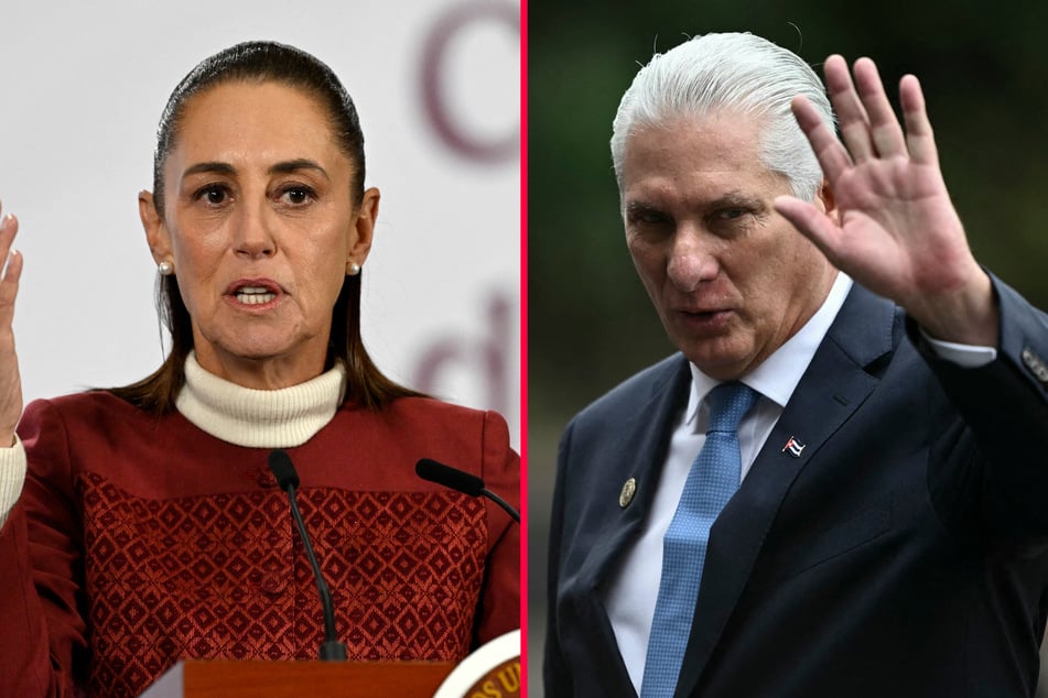 Mexican President Claudia Sheinbaum vowed to maintain "solidarity" with the Cuban administration led by Miguel Díaz-Canel.