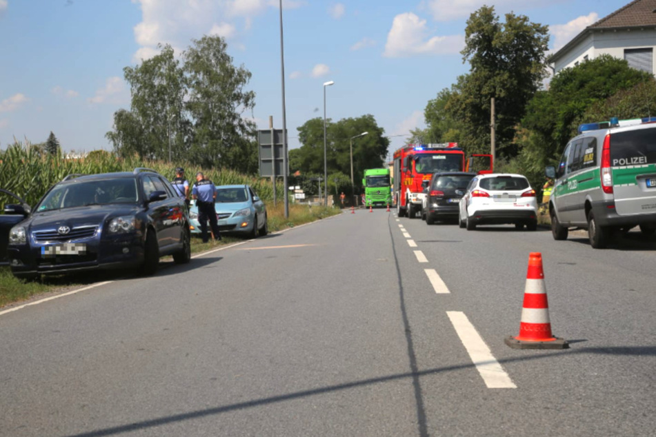 Die Straße wurde voll gesperrt.
