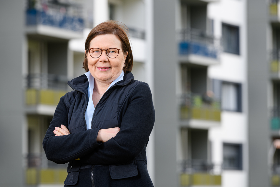 Martina Pansa (62) ist als Regionalbereichsleiterin für die Vonovia-Immobilien in Dresden verantwortlich.