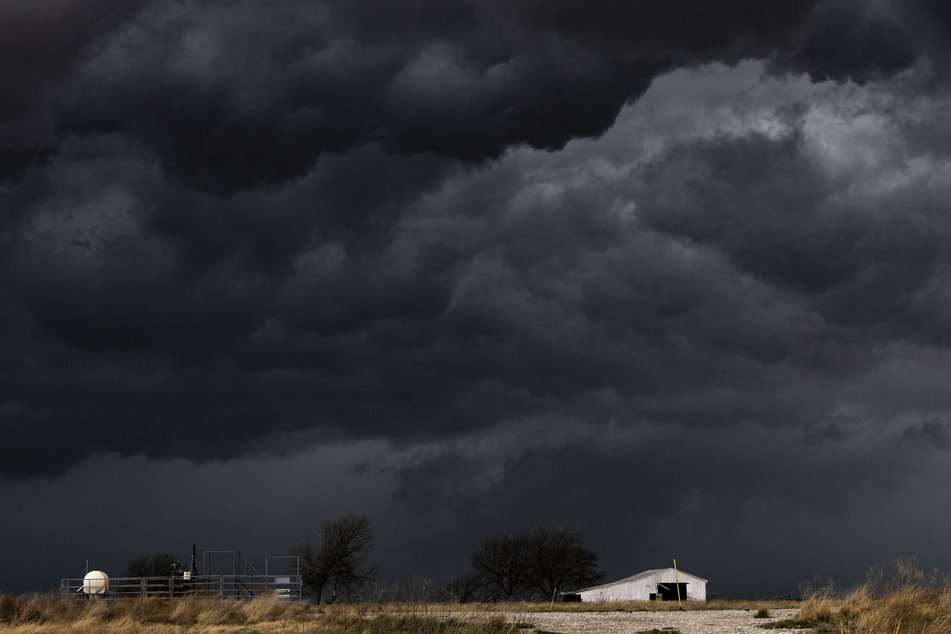 Severe storms hit the Dallas and Fort Worth county area in Texas.