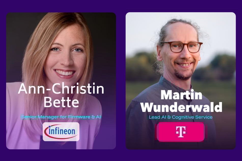 Ann-Christin Bette (Infineon) und Martin Wunderwald (Telekom)