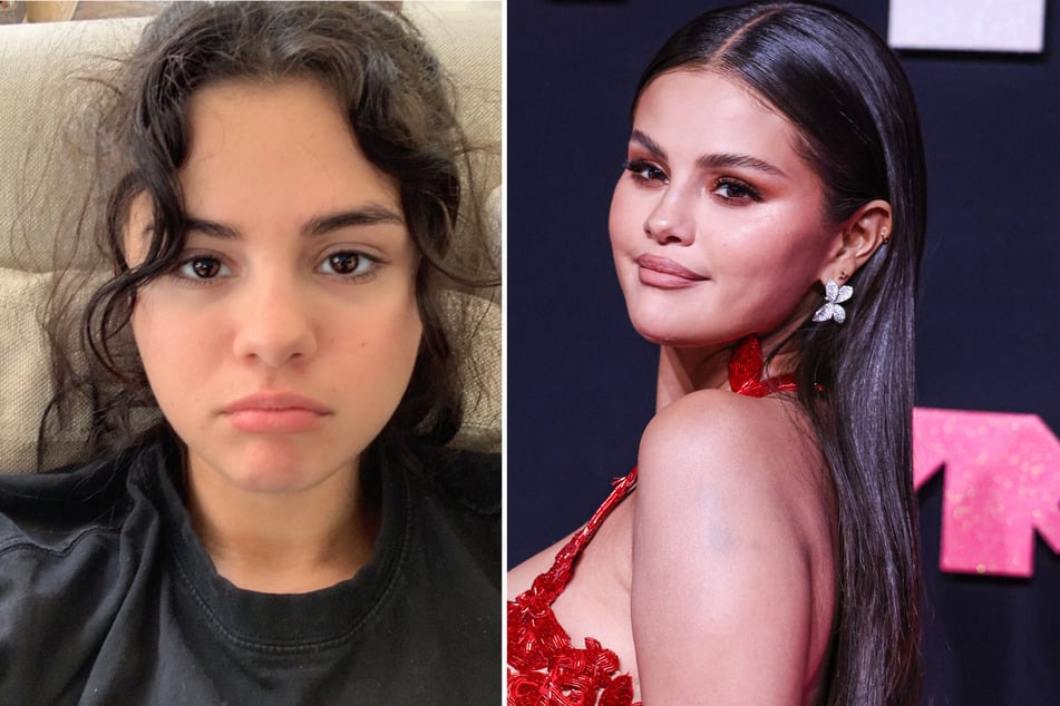Selena Gomez shared a new, make-up free selfie via Instagram on Tuesday.