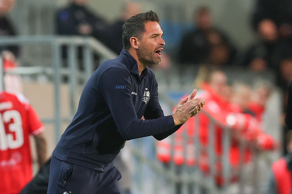 CFC-Trainer Benjamin Duda (37) war beeindruckt vom Spiel seiner Jungs.