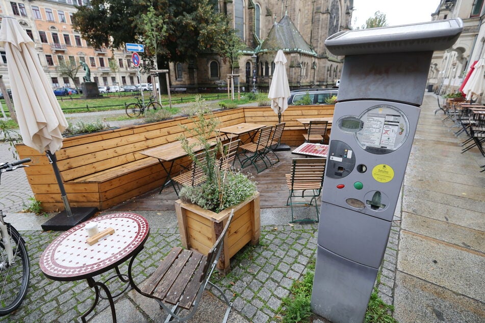 Grün bepflanzt und weitläufig: der Wettbewerbssieger im Rennen um das schönste Parklet.