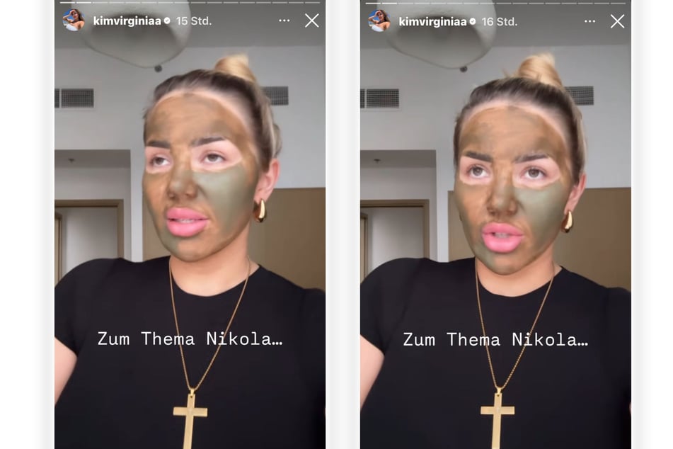 Kim Virginia (30) deutete an, dass das Gespräch mit Nikola alles andere als harmonisch verlief.